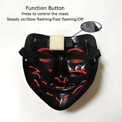 Neon LED Purge Mask Glow