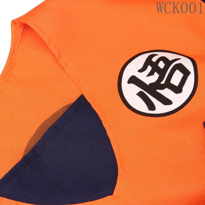 Son Goku Costumes Suit and wig