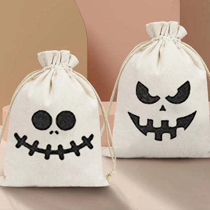 Evil Smiley Face Trick or Treat Candy Bags