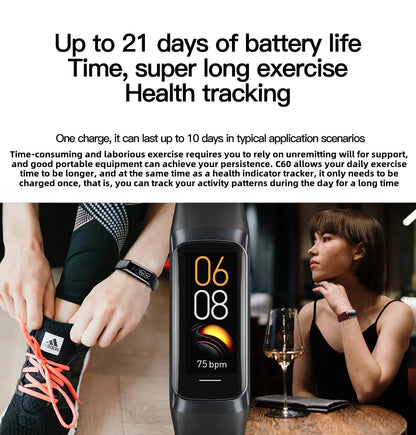 Slim Smart Watch Men Women Smart Bracelet
