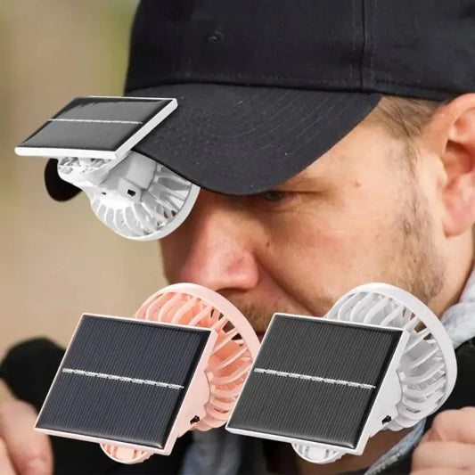 Solar Portable  Hat Clip