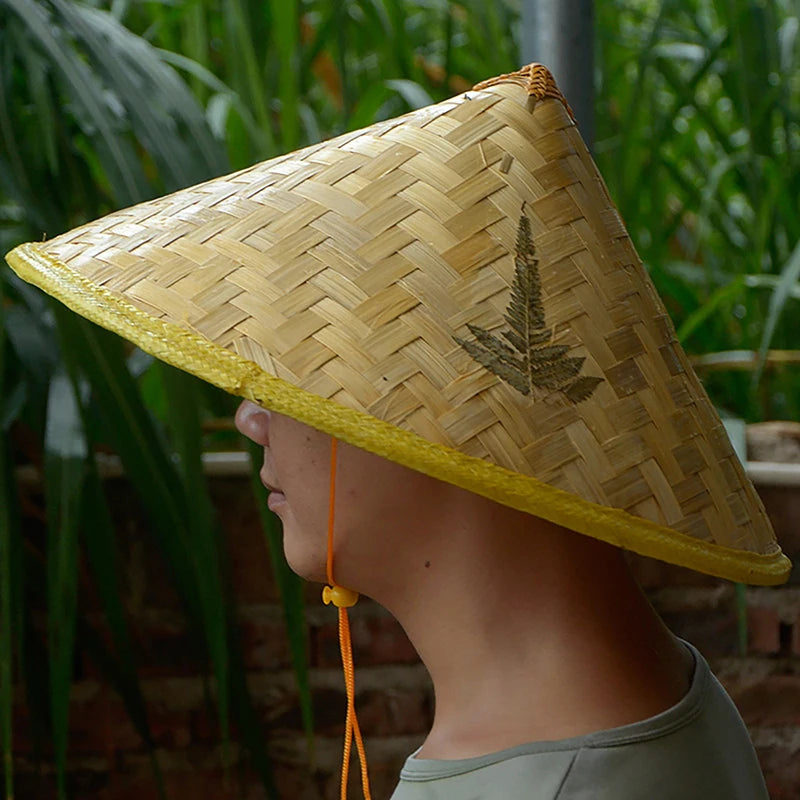 Chinese Retro bamboo hat