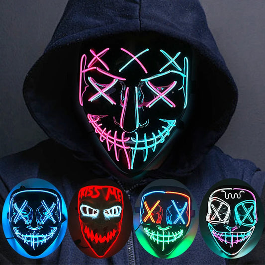 Neon LED Purge Mask Glow