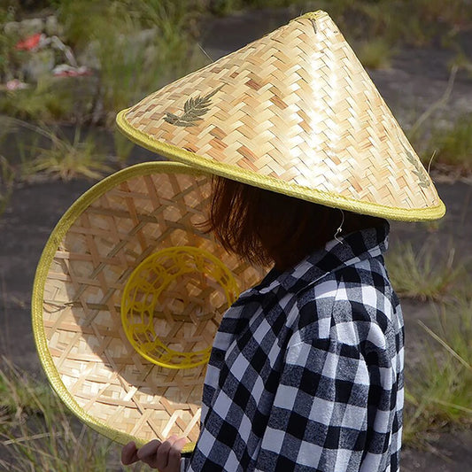 Chinese Retro bamboo hat