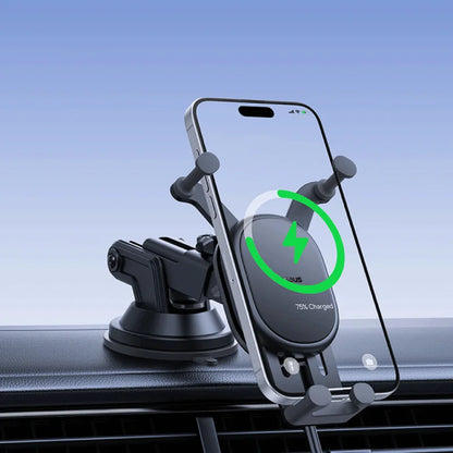Baseus 15W Wireless Charger Car Phone Holder for iPhone