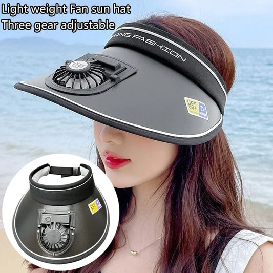 Breathable Cooling Fan Hat