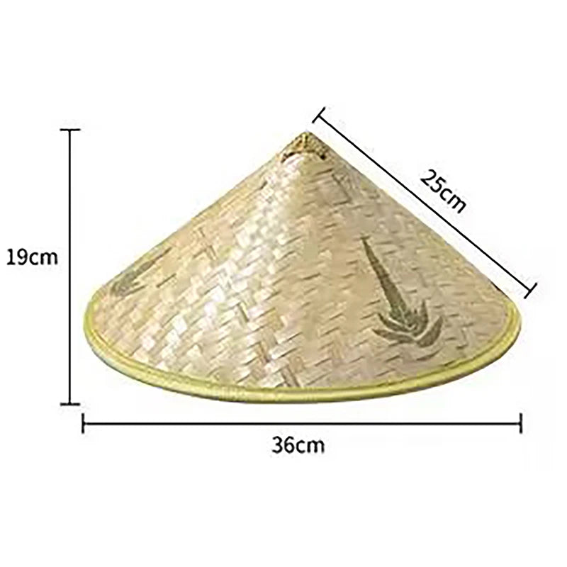 Chinese Retro bamboo hat