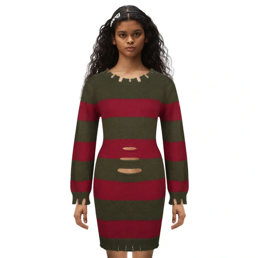 Women's Freddy Krueger Sweater - Halloween Cosplay | Oveni