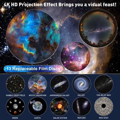 Galaxy Projector, Planetarium Star Projector Realistic Starry