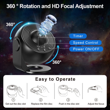 Galaxy Projector, Planetarium Star Projector Realistic Starry