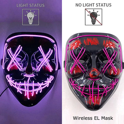 Neon LED Purge Mask Glow
