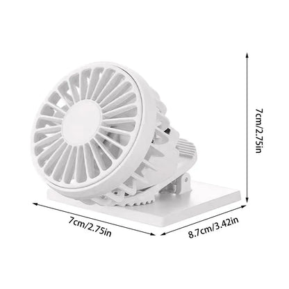 Solar Portable  Hat Clip