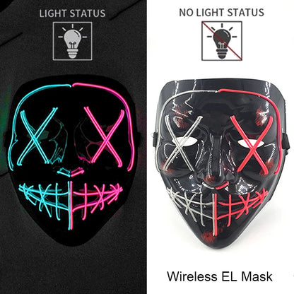 Neon LED Purge Mask Glow