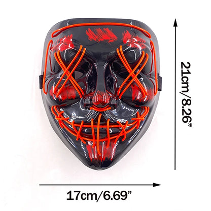 Neon LED Purge Mask Glow