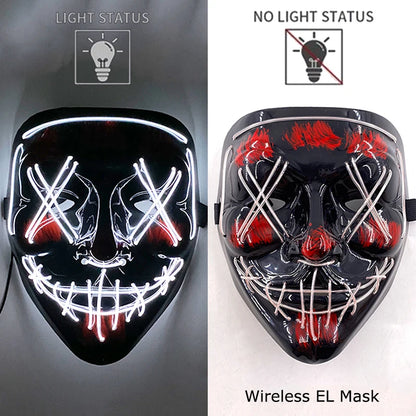 Neon LED Purge Mask Glow