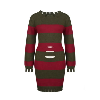 Women's Freddy Krueger Sweater - Halloween Cosplay | Oveni