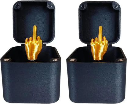 Middle Finger in Box -Gag Gift