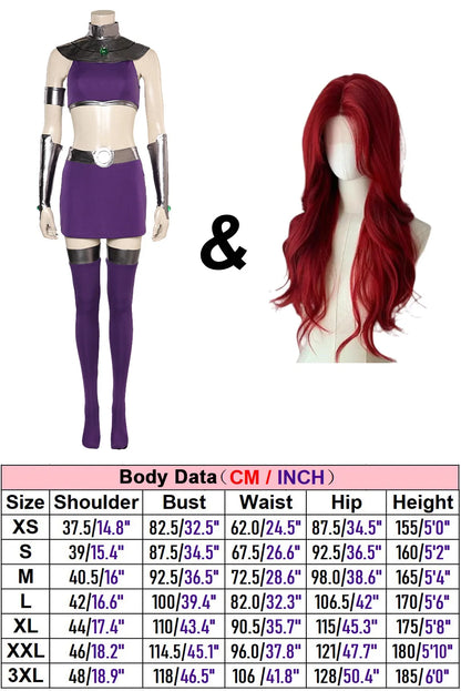 Starfire Costumes for Adults - Princess Koriand'r Cosplay | Oveni