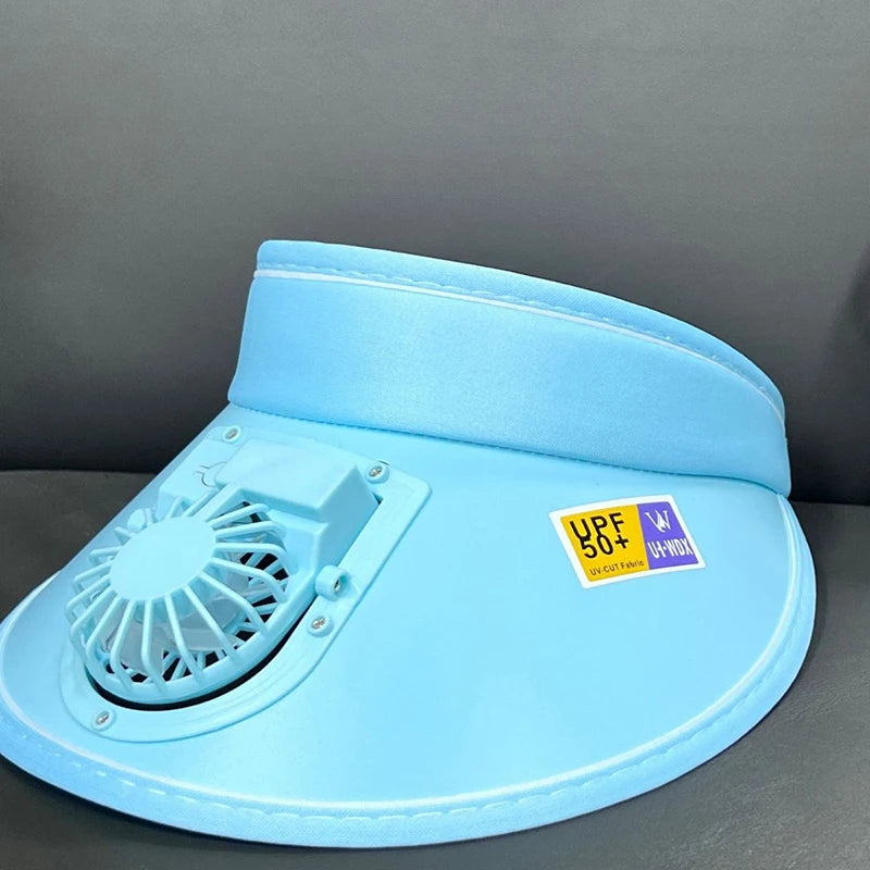 Breathable Cooling Fan Hat