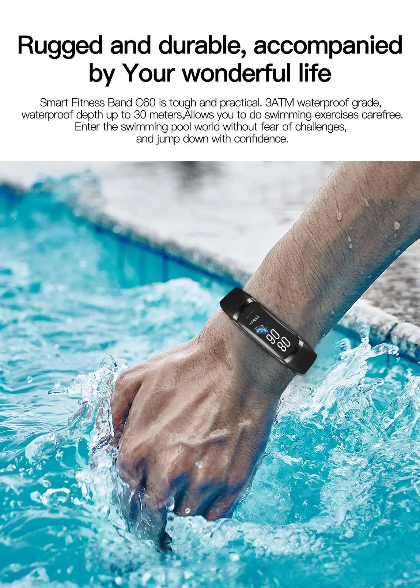 Slim Smart Watch Men Women Smart Bracelet