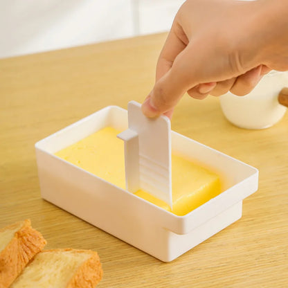 Butter Cutter Box With Lid And Knife